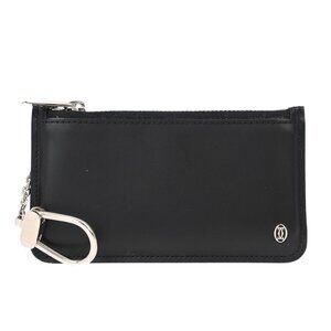 Cartier Black Coin Purse Wallet EKFF 143042